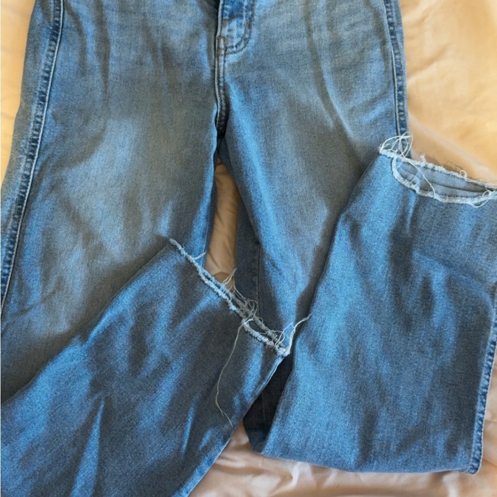 Signature by Levi Strauss Blue Ankle Cropped Jeans